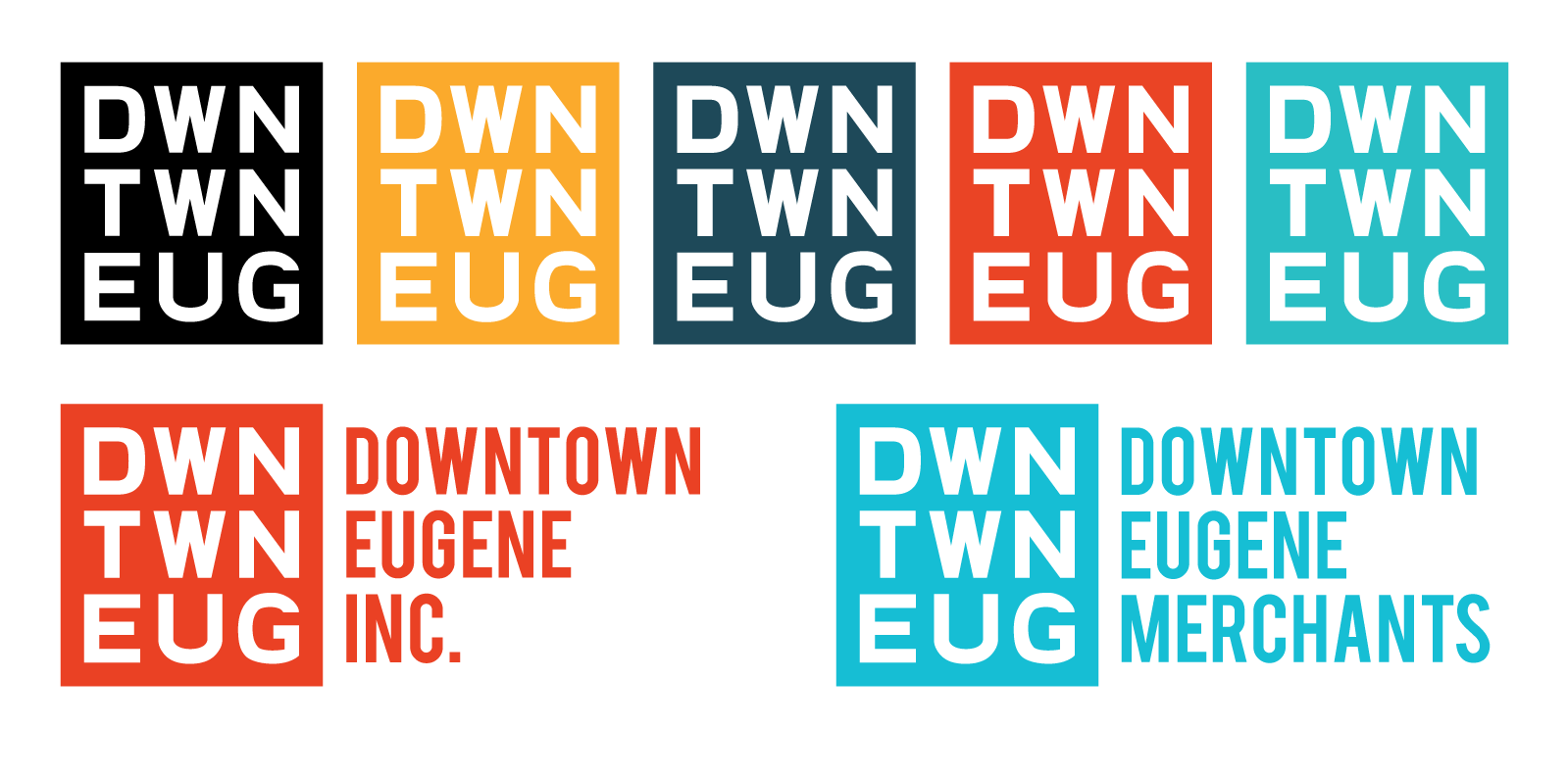 downtown eugene logos